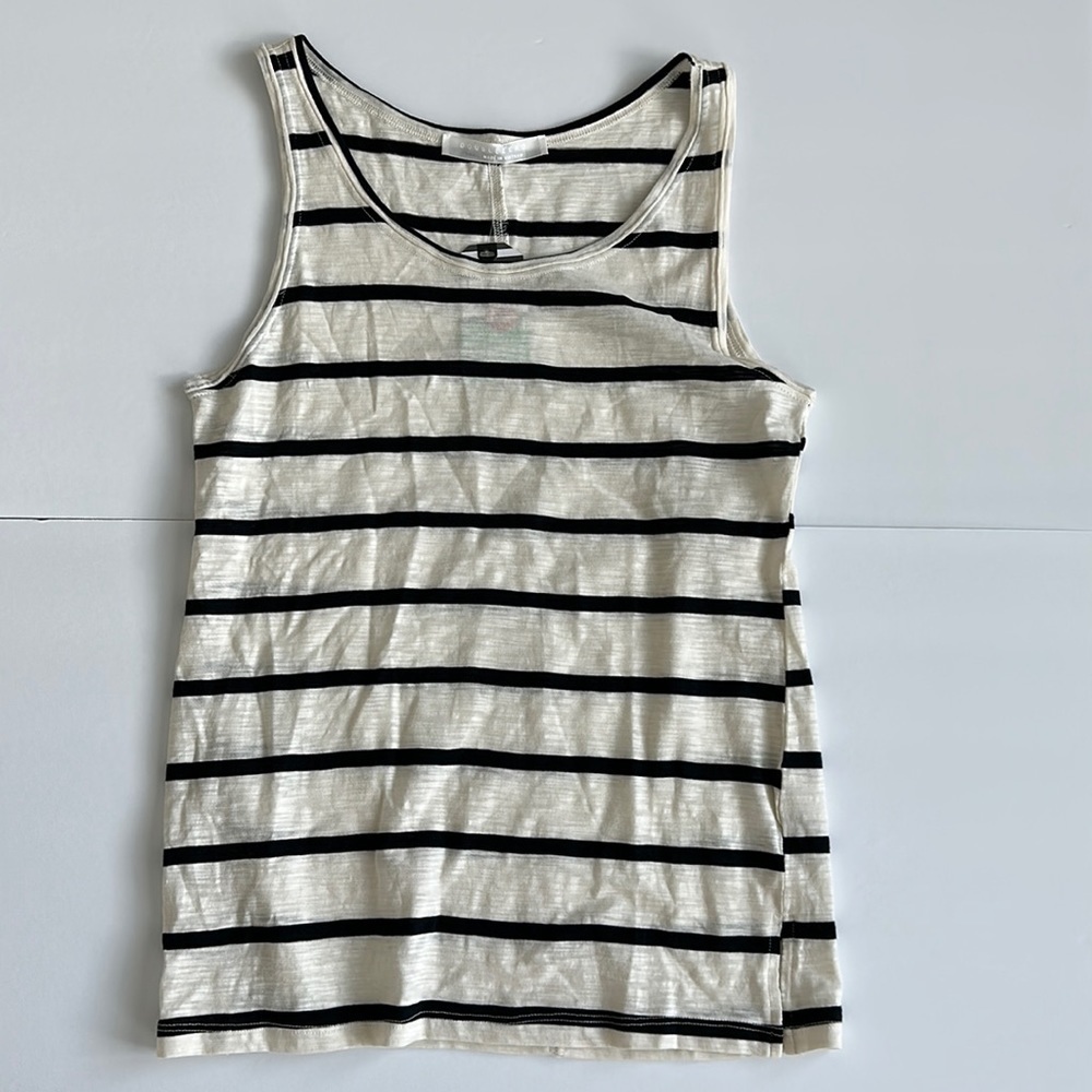 NWT Double Zero Striped‎ Tank Top Sz SM